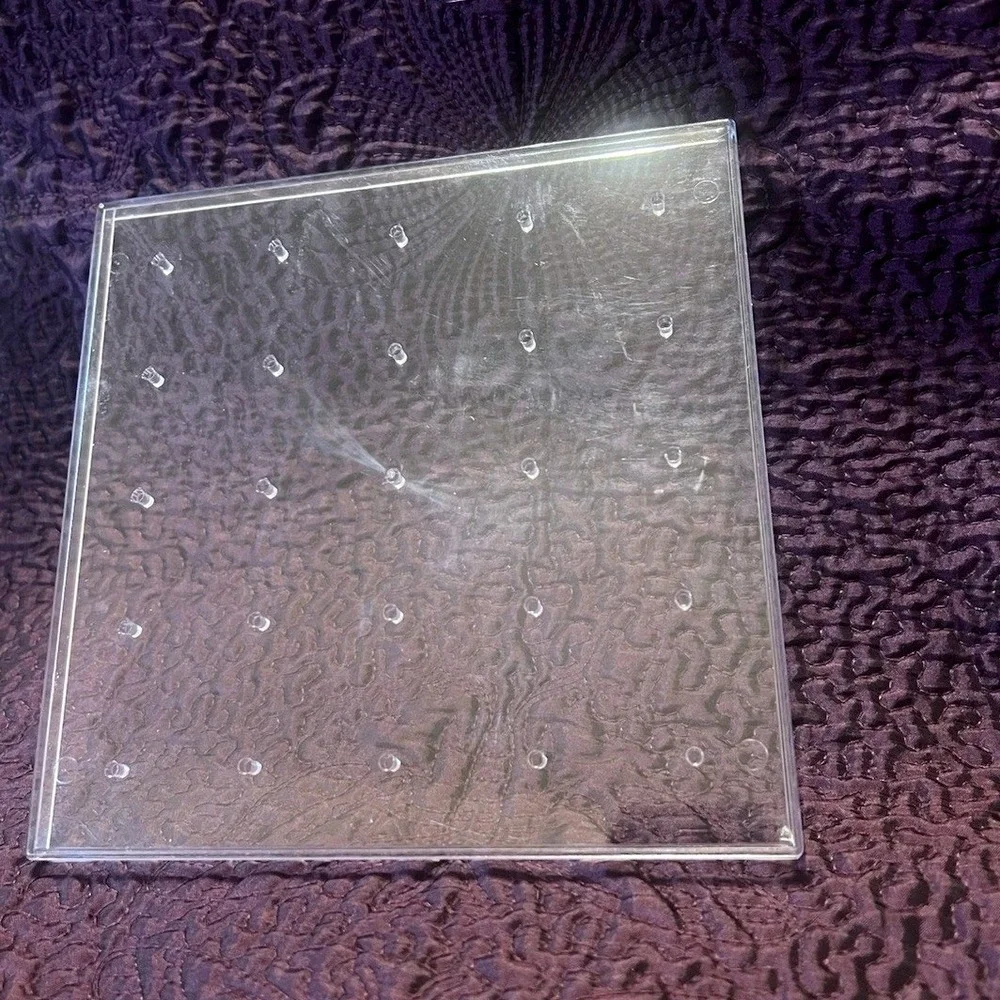 Lot of 5 Math Learning Center Clear Geoboards  Manipulatives STEM Geometry Shape